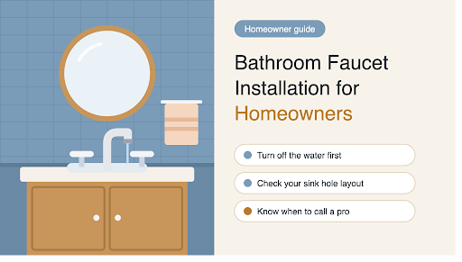 Bathroom Faucet Installation for Homeowners